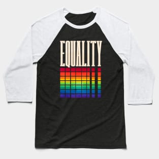 EQUALITY LGBTQ Baseball T-Shirt